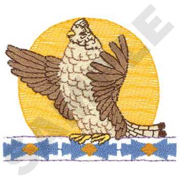 Grouse Machine Embroidery Design
