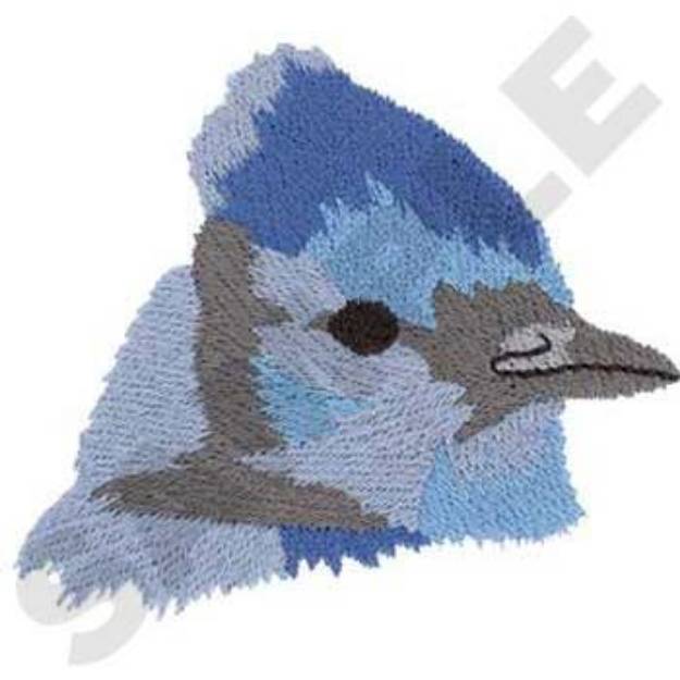 Picture of Blue Jay Machine Embroidery Design