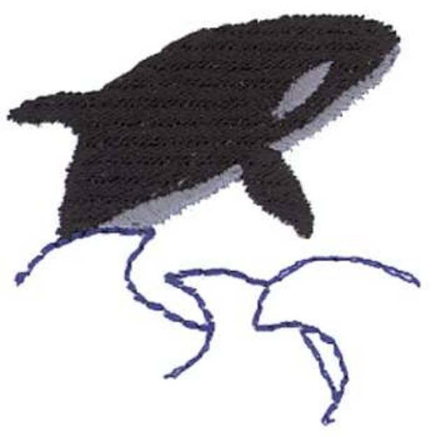 Picture of Killer Whale Machine Embroidery Design