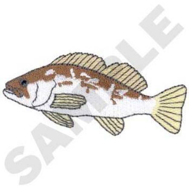Picture of Yellowtail Rockfish Machine Embroidery Design