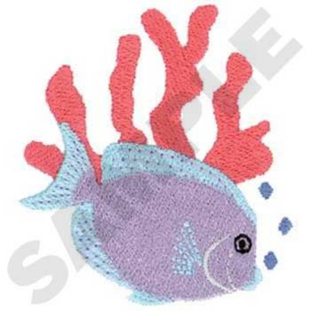 Picture of Blue Tang Machine Embroidery Design