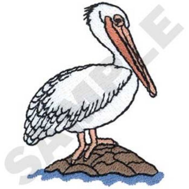 Picture of Australian Pelican Machine Embroidery Design