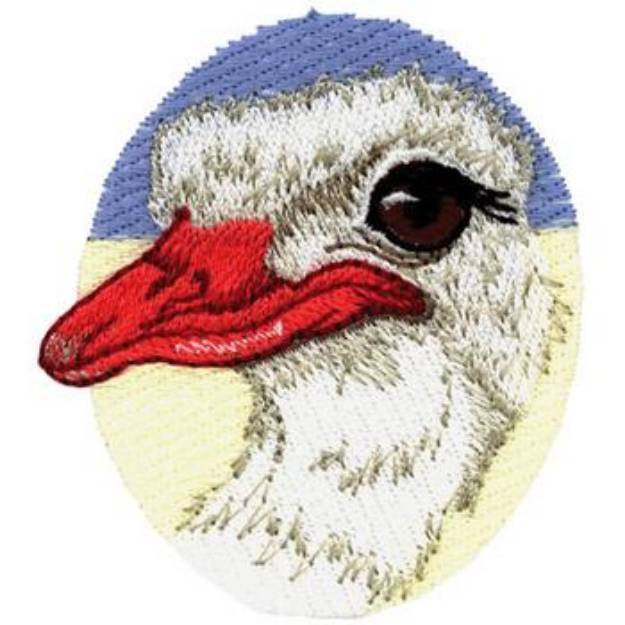 Picture of Ostrich Machine Embroidery Design