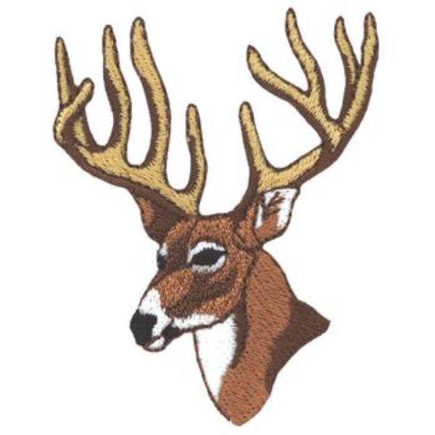 Picture of Whitetail Deer Machine Embroidery Design