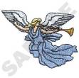 Picture of Victorian Angel Machine Embroidery Design