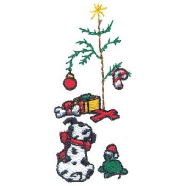 Picture of Christmas Pals Machine Embroidery Design