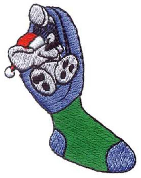 Picture of Mouse In Sock Machine Embroidery Design