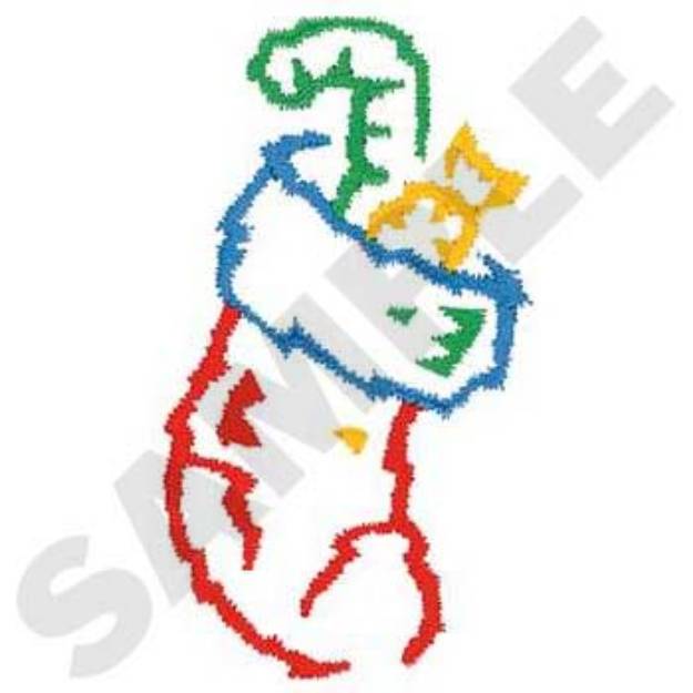 Picture of Stocking Machine Embroidery Design