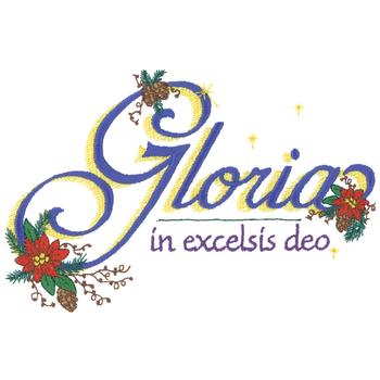 Gloria Machine Embroidery Design