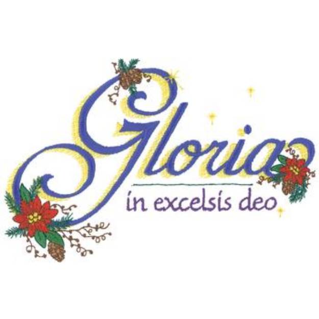 Picture of Gloria Machine Embroidery Design