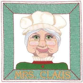 Mrs Claus Machine Embroidery Design