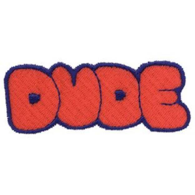 Picture of Dude Machine Embroidery Design