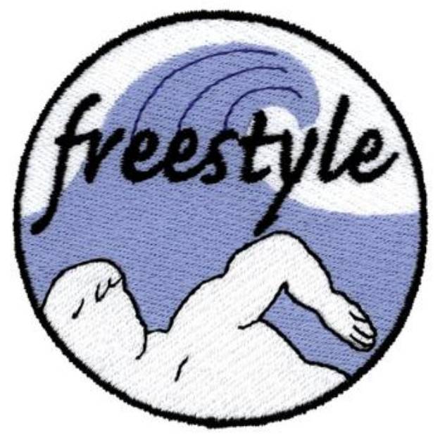 Picture of Freestyle Logo Machine Embroidery Design