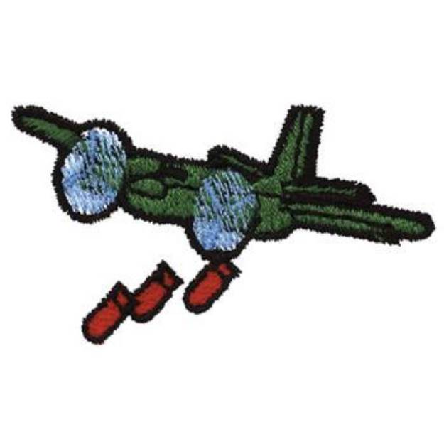 Picture of Bomber Machine Embroidery Design