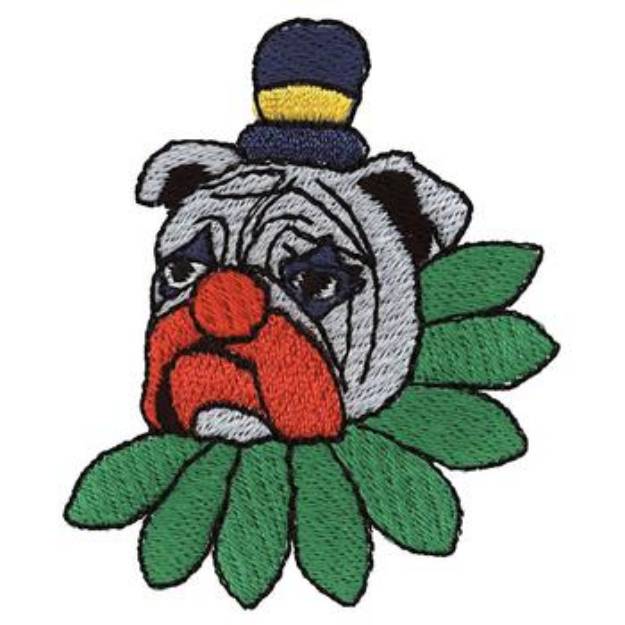 Picture of Clown Dog Machine Embroidery Design