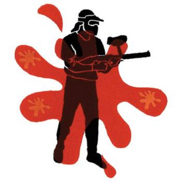 Picture of Paintball Logo Machine Embroidery Design