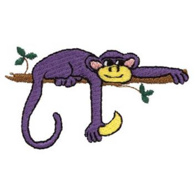 Picture of Monkey Machine Embroidery Design