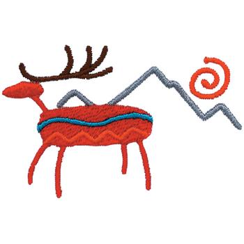 Elk Machine Embroidery Design