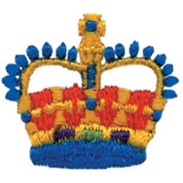 Picture of Crown Machine Embroidery Design