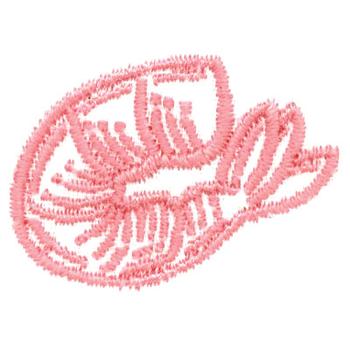 Shrimp Machine Embroidery Design