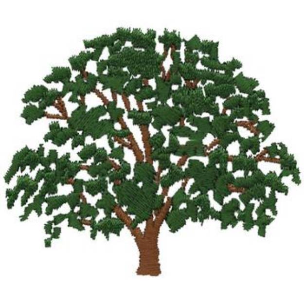 Picture of Tree Machine Embroidery Design