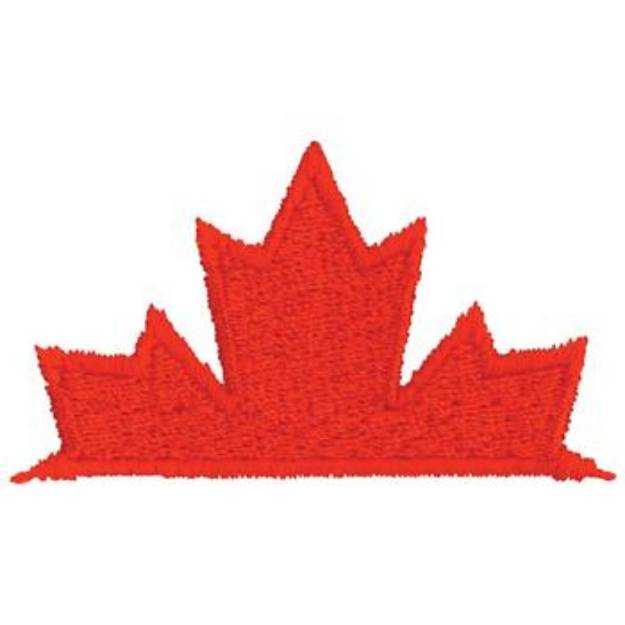 Picture of Maple Leaf Topper Machine Embroidery Design