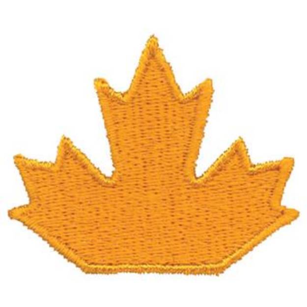 Picture of Maple Leaf Machine Embroidery Design