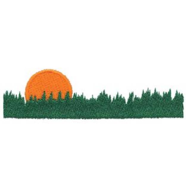 Picture of Sunrise Sunset Machine Embroidery Design