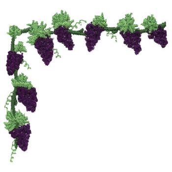 Grape Vine Machine Embroidery Design