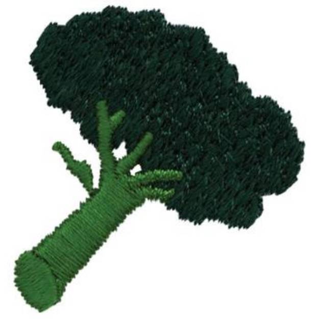 Picture of Broccoli Machine Embroidery Design