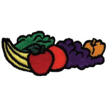 Fruits and Veggies Machine Embroidery Design