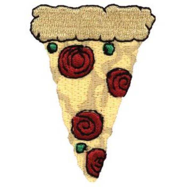 Picture of Pizza Slice Machine Embroidery Design