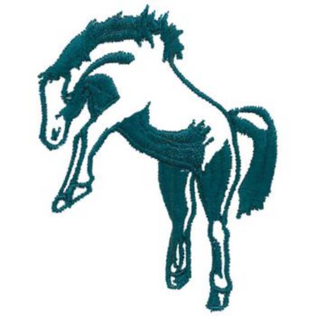 Picture of Bucking Horse Machine Embroidery Design