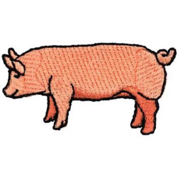 Picture of Mama Pig Machine Embroidery Design