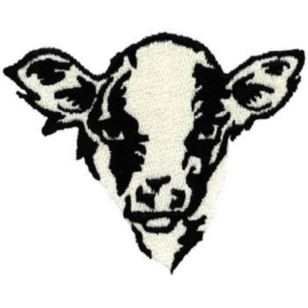 Picture of Cow Head Machine Embroidery Design