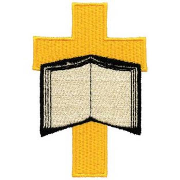 Picture of Bible Cross Machine Embroidery Design
