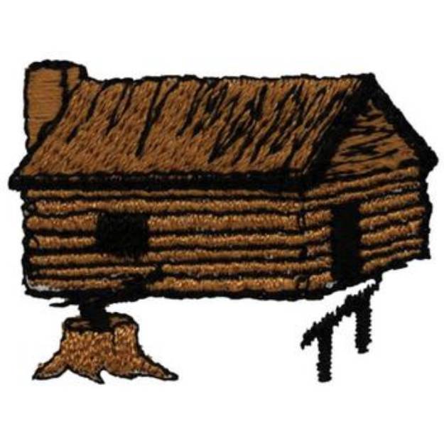 Picture of Log Cabin Machine Embroidery Design