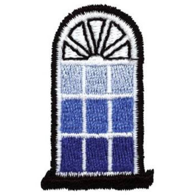 Picture of Arched Window Machine Embroidery Design