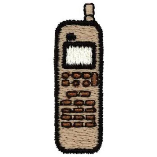 Picture of Phone Machine Embroidery Design