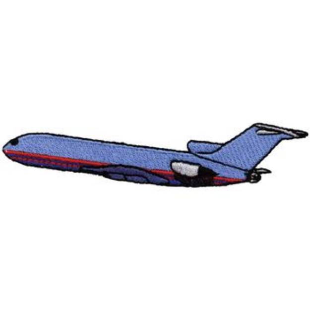 Picture of Jet Airplane Machine Embroidery Design