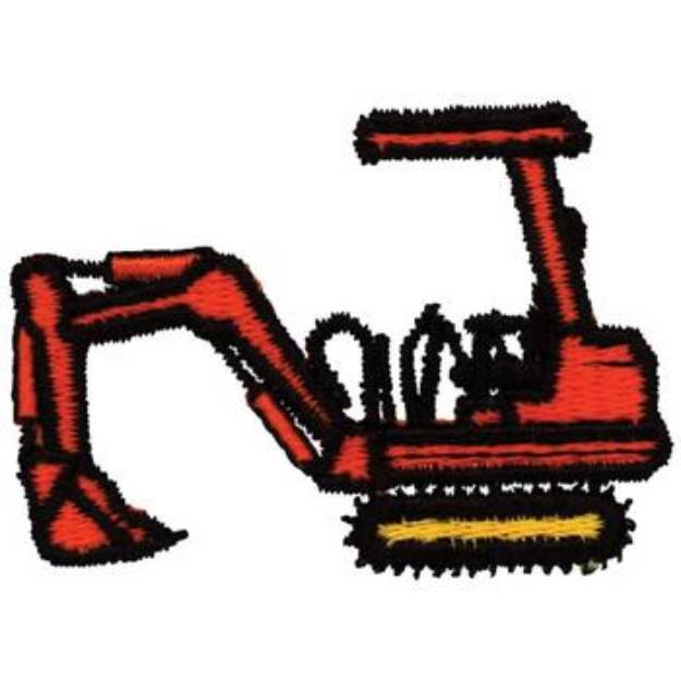 Picture of Backhoe Machine Embroidery Design