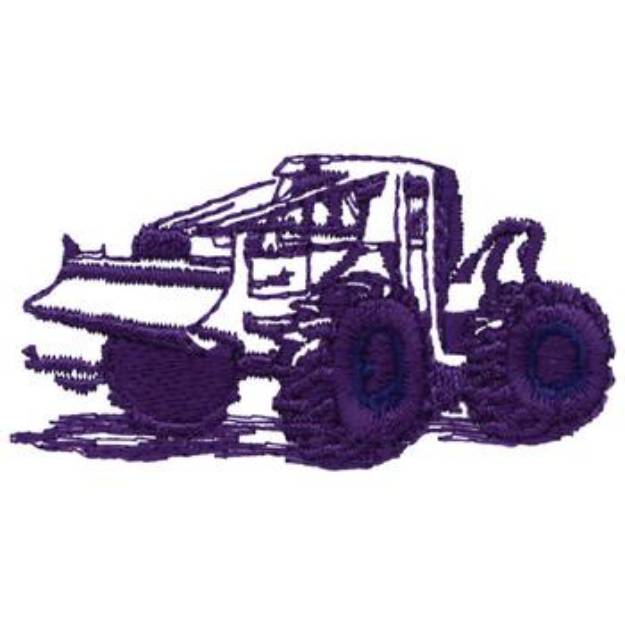 Picture of Loader Outline Machine Embroidery Design