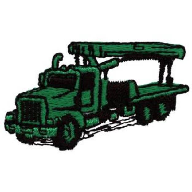 Picture of Crane Truck Machine Embroidery Design