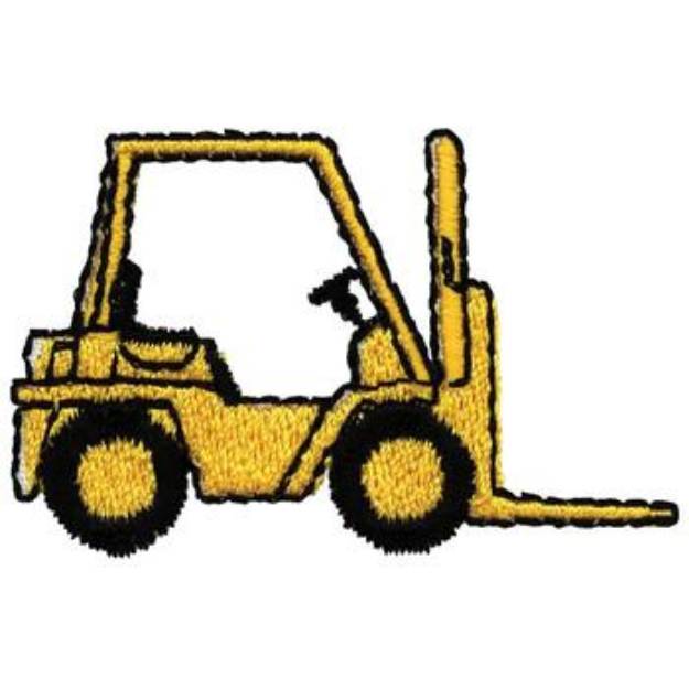 Picture of Forklift Machine Embroidery Design