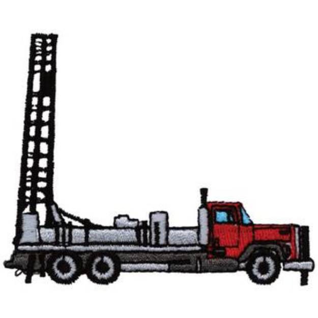 Picture of Well Digger Machine Embroidery Design