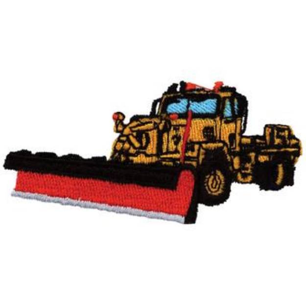 Picture of Snow Plow Machine Embroidery Design