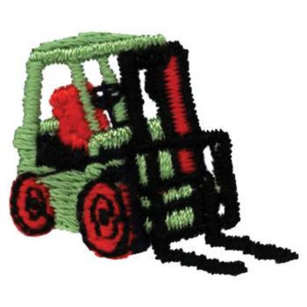 Picture of Fork Lift Machine Embroidery Design