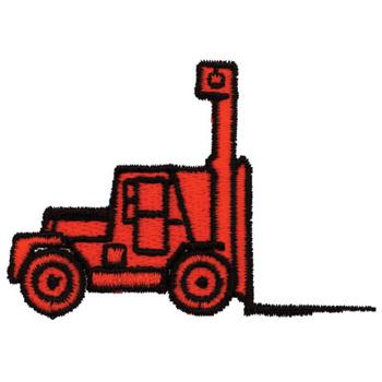 Fork Lift Machine Embroidery Design