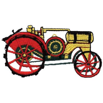Antique Tractor Machine Embroidery Design