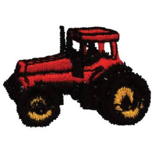 Picture of Farm Tractor Machine Embroidery Design